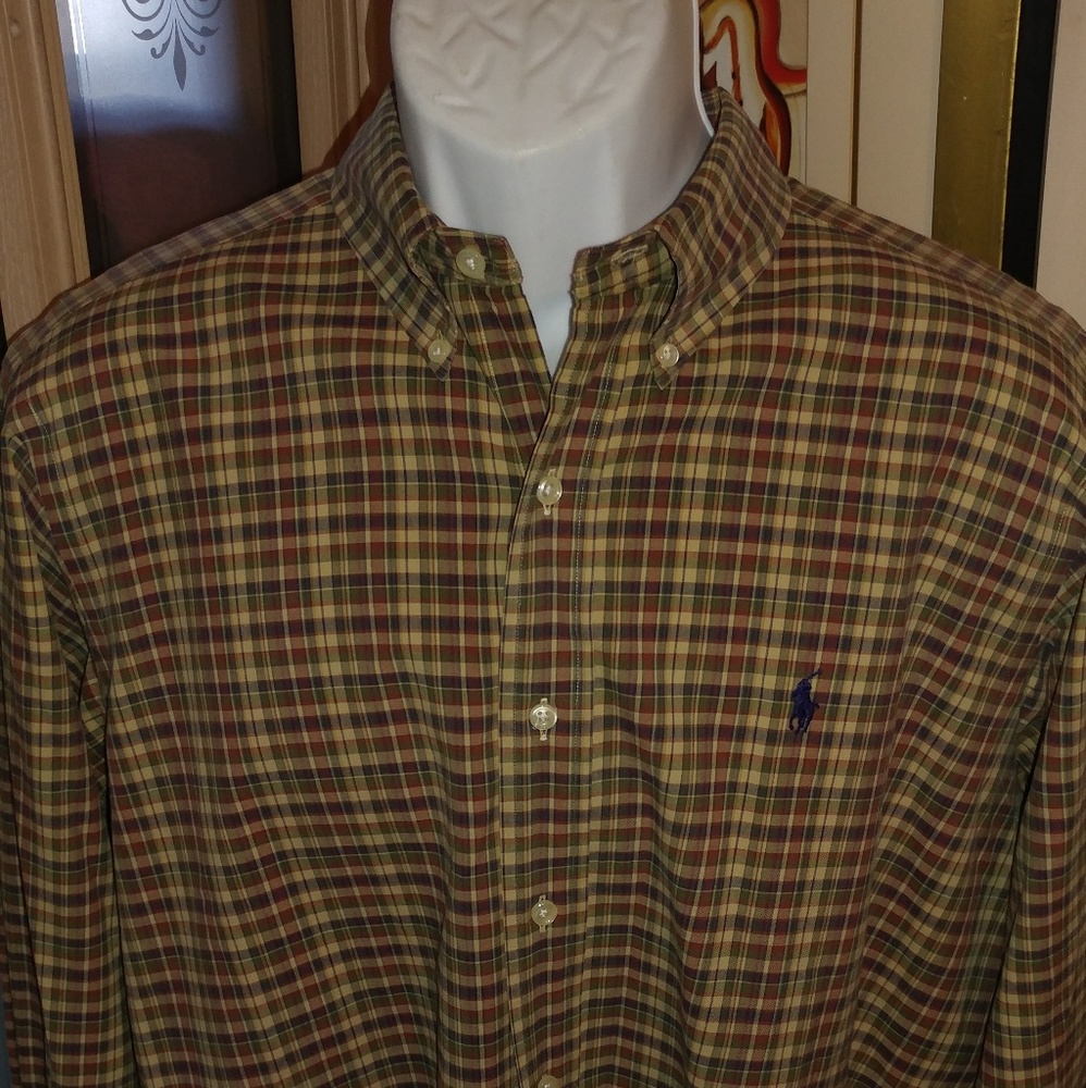 Dry clean only Ralph Lauren polo shirt size large